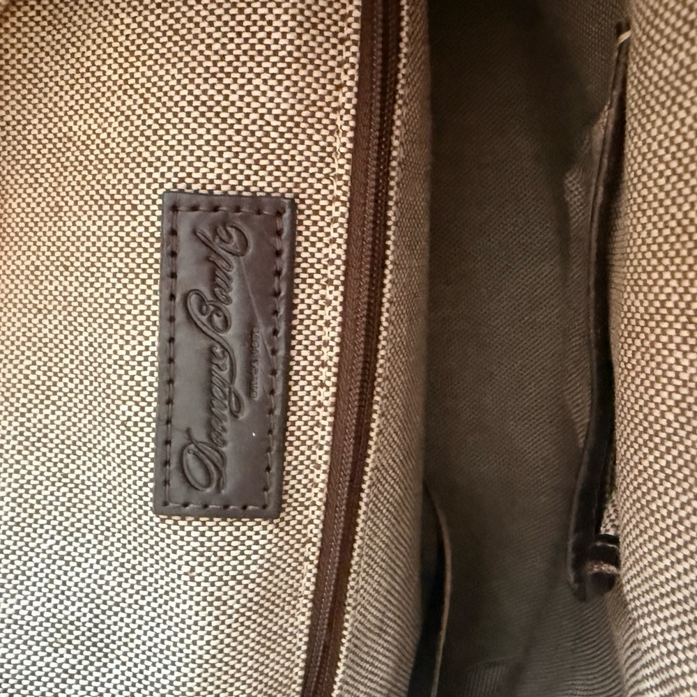 Vintage Navy Blue Dooney & Bourke Florentine Leather Teardrop Bag - Picture 10 of 10